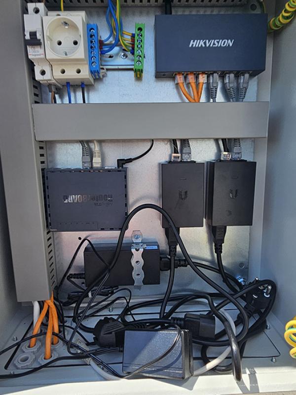 Térfigyelő csomópont vezérlő szekrénye